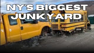 New York State's Largest Junkyard: 10,000+ Cars