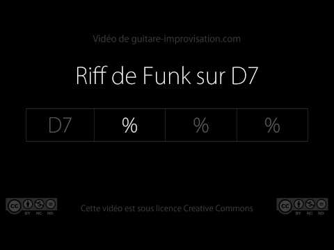 Funk on D7 : Backing track
