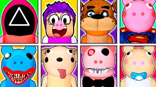 UNLOCKING *ALL NEW* ROBLOX FIND THE PIGGY MORPHS!? (ALL PIGGY MORPHS!)