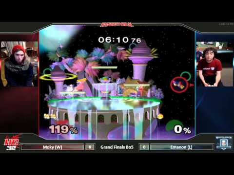 HC32 Melee Grand Finals Bo5: Moky (Fox) vs Emanon (Peach)