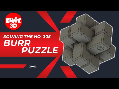 Burr Puzzle No. 305 Solution