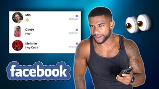 READING MY FACEBOOK DATING MESSAGES (ONLINE PICK UP)