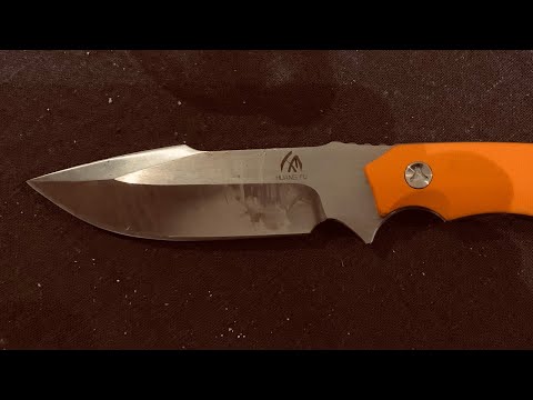 Baton-Herstellung mit Säge und HuangFu-Spezial-Outdoor-Messer.