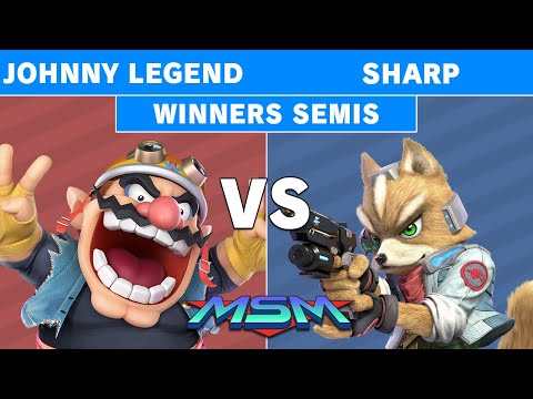 MSM Online 52 - Sharp (Fox) Vs. Johnny Legend (Wario) - Winners Semis