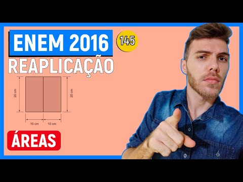 🛑145 Enem 2016 REAPLICAÇÃO - ÁREAS -  Um agricultor vive da plantação de morangos que são vendidos