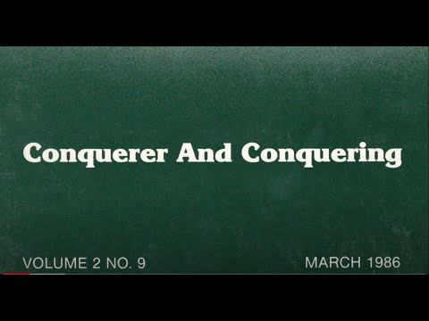 Conqueror and Conquering