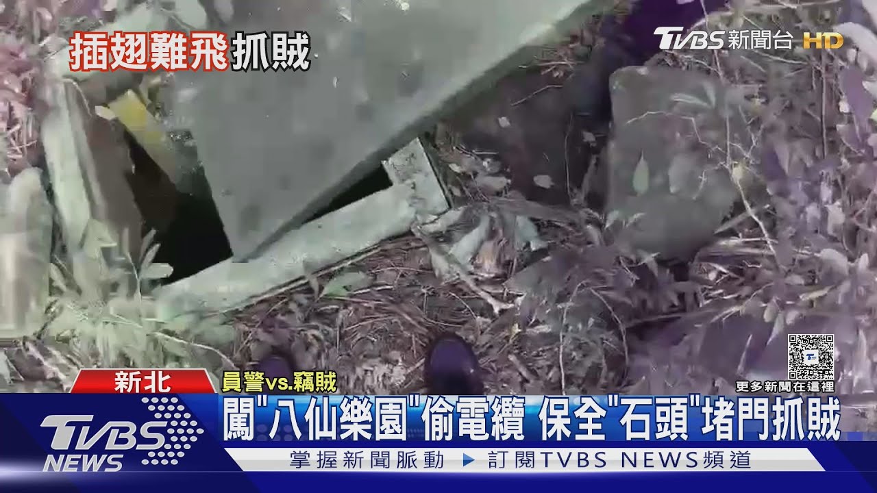 闖「八仙樂園」偷電纜 保全「石頭」堵門抓賊