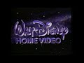 REUPLOAD Walt Disney Home Video Logo With Announcer 1 EXTREMELY RARE 1988