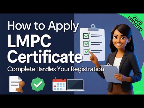 How to Apply for LMPC Certificate Online | Apply LMPC certificate in India #lmpc