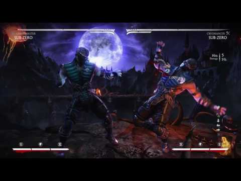 Mortal Kombat X - Sub-Zero (Cryomancer) Tick Throws and BnB