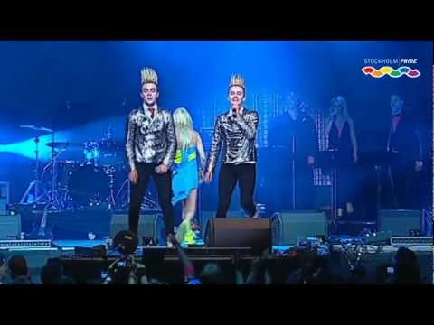Jedward - Lipstick med Tara Reid (Live Stockholm Pride 2012)