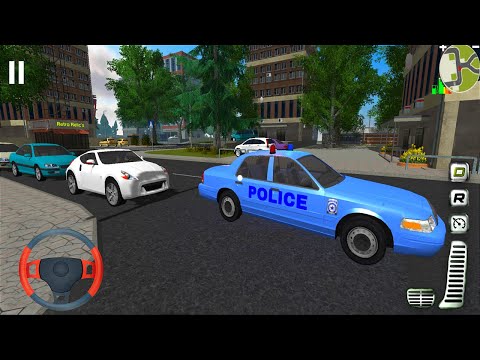 Mercedes Cop Car Driving - Traffic Policeman Simulator - Police Patrol Simulator - Android Gameplay
