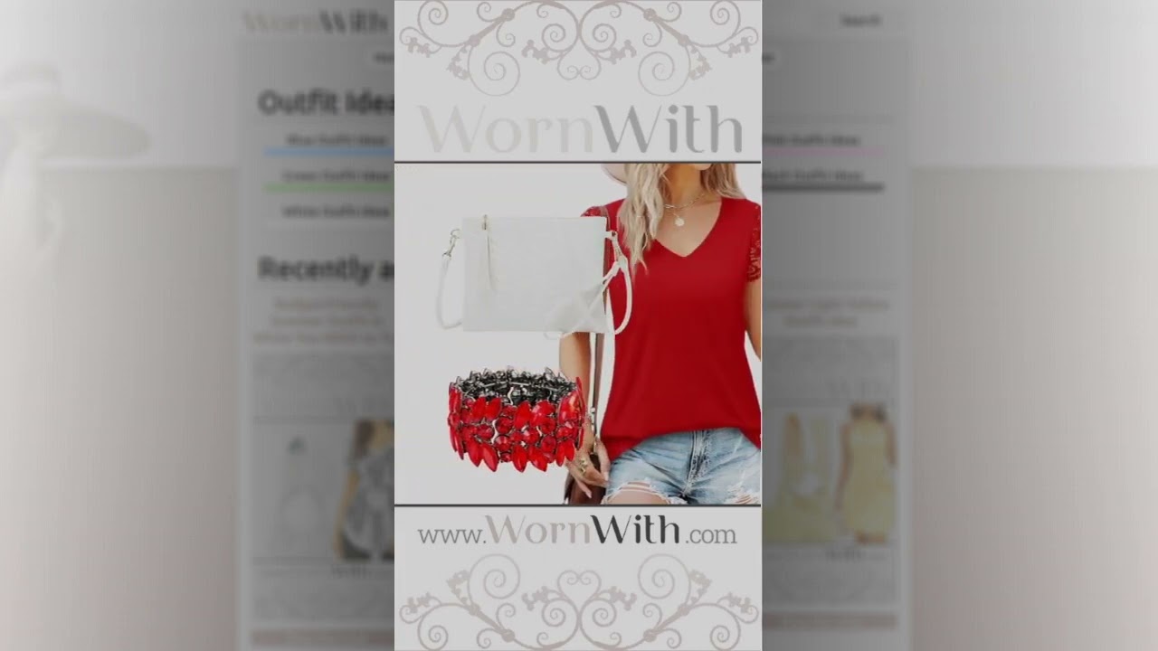 Red Cute Outfit Idea to Try this Summer Summer Trendy Red Outfit Idea