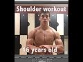 Shoulder Workout | 16 year old bodybuilder