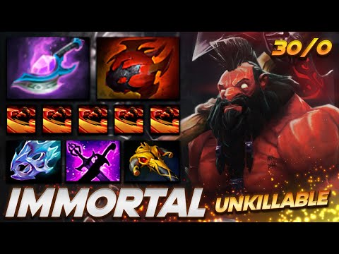 AXE 30 - 0 Unkillable Berserker - Dota 2 Pro Gameplay [Watch & Learn]