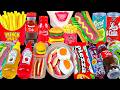 ASMR FAST FOOD CANDY BURGER HOT DOG COLA FRENCH FRIES CHEESE SAUCE 햄버거 탄산캔디 핫도그 
