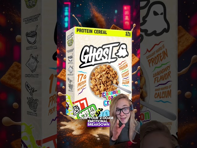 Ghost Cinnamon Toast Crunch Protein Cereal | Real Crunch, 17g Protein