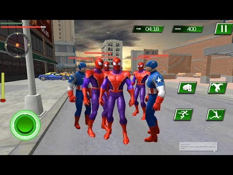 Spider Hero Chase Away Thanos Villain from City | Spider Hero Revenge God Immortal Battle - GamePlay