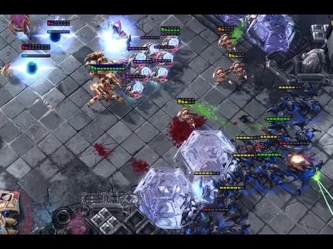Lambo (Z) v ShoWTimE (P) on Lost and Found - StarCraft2 - Legacy of the Void 2018