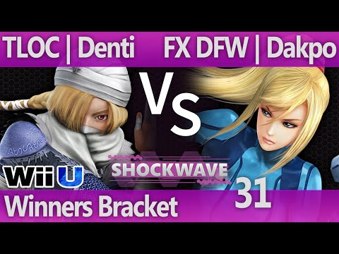 SW 31 Wii U - TLOC | Denti (Sheik, Yoshi) vs FX DFW | Dakpo (ZSS) - Winners Bracket