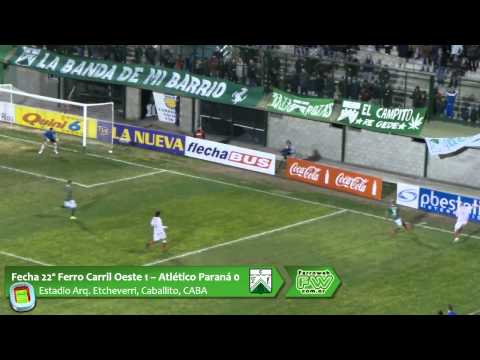 Ferro Web - Compacto: Ferro Carril Oeste 1 - Atlético Paraná 0