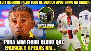 🚨NOSSA! OLHA A FORTE DECLARAÇÃO DE LUIS HENRIQUE APÓS SHOW DE ENDRICK CONTRA O PSG!