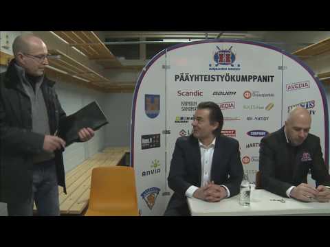 Tunteet kuumenevat lehdistötilaisuudessa Hokki-HCK-pelin jälkeen 3.1.2014