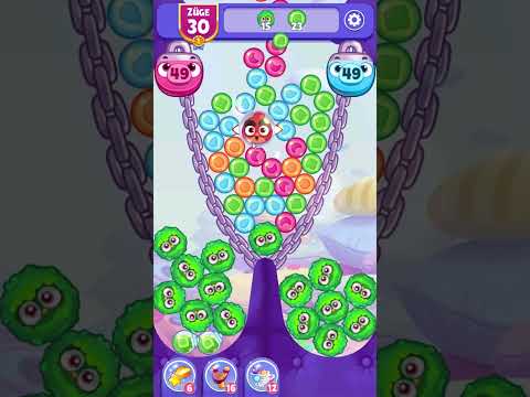 Angry Birds Dream Blast Level 136 no booster [Gameplay] optimized for smartphones [Rovio]