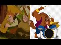 Beauty And The Beast Belle Isolated Bass And Drums Love