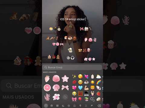 Agora você pode criar seus próprios emojis/sticker com o iOS 18 #stories #spotify #emoji #ios