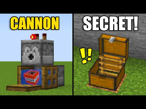 25+ Mini Redstone Builds & Tricks! [Minecraft]