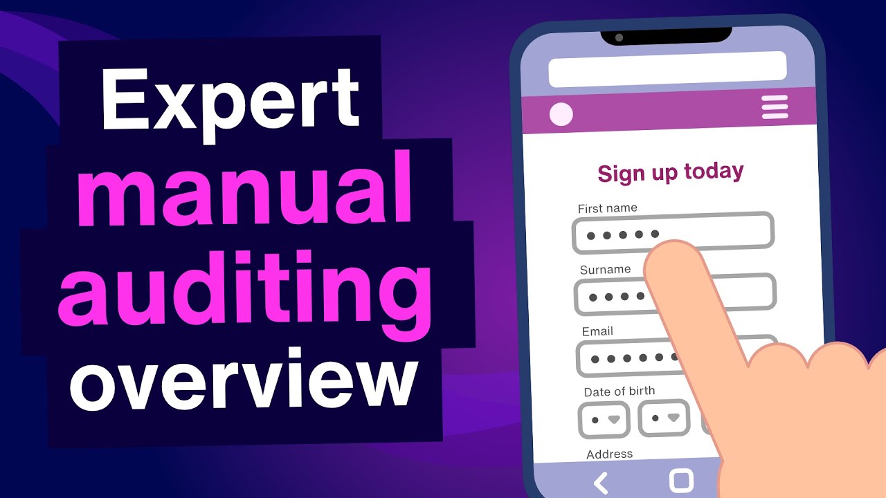 How manual accessibility auditing works