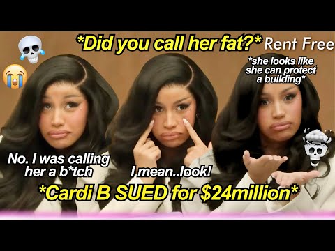 Cardi B 在 COURT 中的搞笑表現讓我忍俊不禁！ (Cardi B being Funny in COURT had me Struggling not to Laugh!)