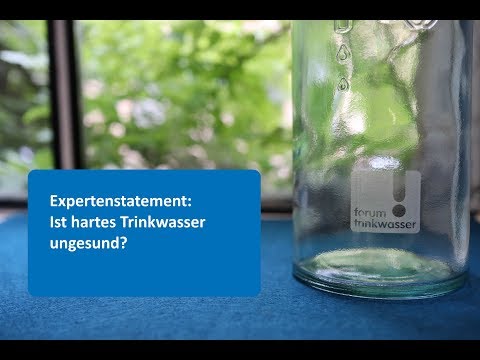 Expertenstatement: Ist hartes Trinkwasser ungesund?