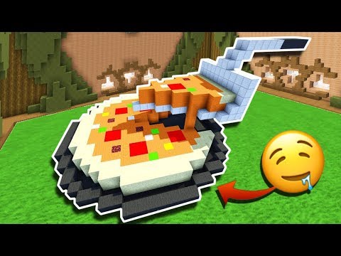 WOULD YOU EAT THIS LEGENDARY PIZZA?  🤤😍 MINECRAFT BUILD BATTLE WITH TROLLINE