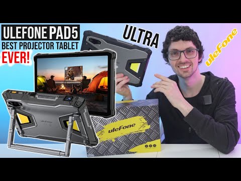 1st Ever Rugged Projector Tablet! Ulefone Armor Pad 5 Ultra Review & Test (3Tools That Really Work)