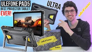 1st Ever Rugged Projector Tablet! Ulefone Armor Pad 5 Ultra Review & Test (3Tools That Really Work)