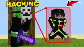 How I Outsmart a Hackers Only Server in Minecraft!