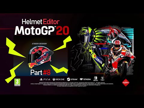 redbul helmet for online Motogp20 #helmetEditor #part7 #motogpVideoGame