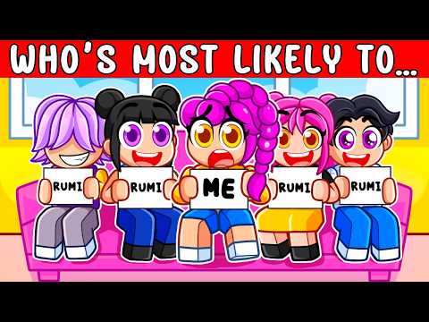 KPOP DEMON HUNTERS Play WHO'S MOST LIKELY TO in Roblox!