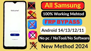 Samsung FRP Unlock All Samsung FRP Bypass 2024 ADB Failed || Android/13/14 | Remove Google Account