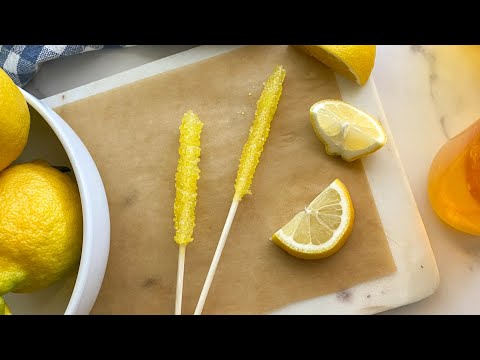 Homemade Lemon Rock Candy Recipe
