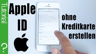 Apple-ID kostenlos ohne Kreditkarte erstellen - Mit iOS 8 / 7 / 6 / 5 auf iPhone / iPad / iPod Touch
