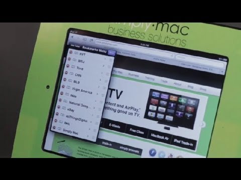How to Delete a Bookmark on the iPad in a Folder :...