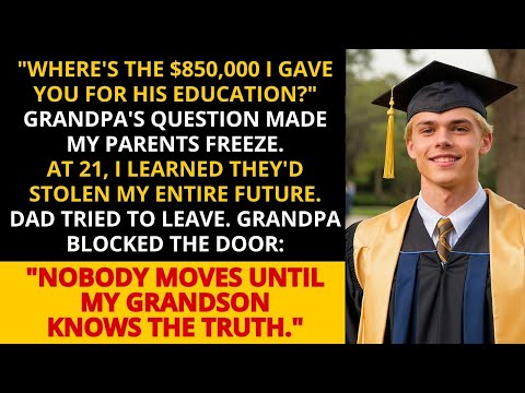 "Where's My $850,000 College Fund?" Grandpa Asked at Graduation — Mom's Face Went White