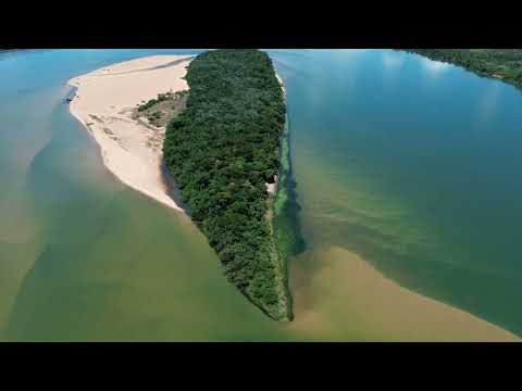 Prainha de Porto São José | Imagens Aéreas de Drone no Rio Paraná