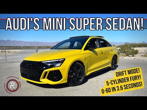 The 2022 Audi RS3 Is A Ferocious Drift-Happy 5-Cylinder Super Sport Sedan
