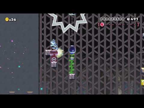 Mario's Thrill House! (Hold 🡑 +A) by ★♪Wesley♪★ 🍄 Super Mario Maker #aft 😶 No Commentary