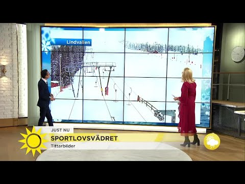 Så blir sportlovsvädret - Nyhetsmorgon (TV4)