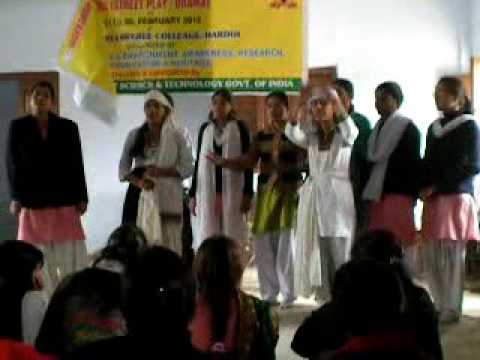 Science drama script writing workshop organized by dst department at hardoie conducted by talent gr